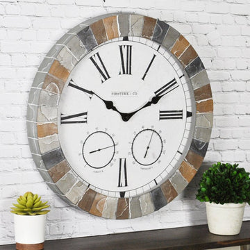 Kyripia Round Non-Ticking 14" Wall Clock